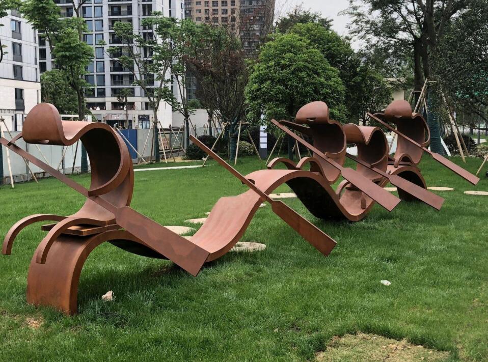 田东锈钢板造型